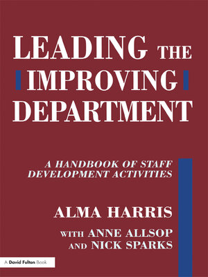 cover image of Leading the Improving Department